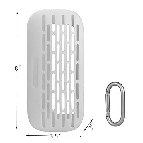Silicone Protective Case Cover Sleeve Shell for Bose Soundlink Flex Speaker Frame Case Bag Skin Box Accessories - color: White
