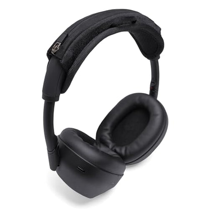 Headband Cushion Cover Compatible with Sony WH-1000XM6, WH-1000XM5, WH-1000XM4, WH-1000XM3,WH-1000XM2, MDR-1000X Headphones, 6mm Thick Cushion, No Wobble Zipper Slider, with Hanging Loop