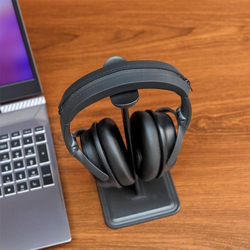 WC BandZ QC35 - Silicone Headband Cover for Bose QuietComfort 35, 35ii & 45 | Made by Wicked Cushions | Also fits QC 2023 & More, Enhanced Style & Sweat Protection | Black - color: Black