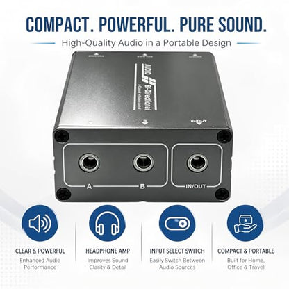 3.5mm Stereo Audio Switcher, 2-in 1-Output / 2-in 2-Output