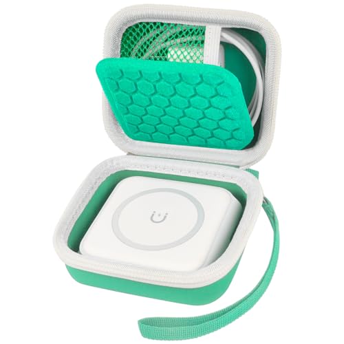 Hard Case for UCOMX/Hicober 3-in-1 Charger, Box Only | Hard shell case for UCOMX, Hicober, Iseyyox, LISEN and RTOPS 3-in-1 charger users, with divider and mesh pocket - color: Mint