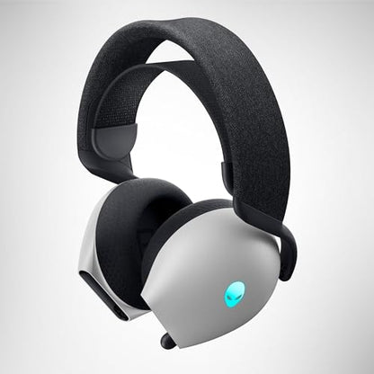 Alienware Wireless Gaming Headset AW725H | Bluetooth / 2.4GHz, Hi-Res Audio, Dolby Atmos, RGB Lighting, Lunar Light - color: Lunar Light