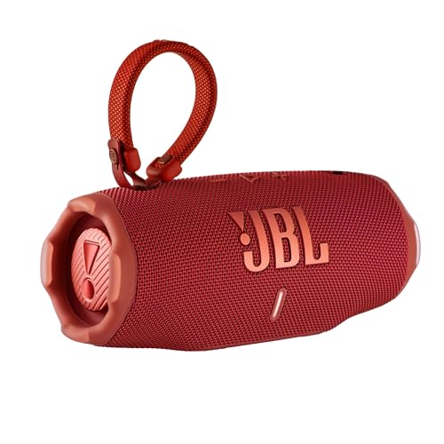 JBL Charge 6 Portable Bluetooth Speaker (Red) | IP68 Waterproof, DustProof, and DropProof, Outdoor Wireless Audio |28Hrs Playtime + Travel Case Bundle - color: Red