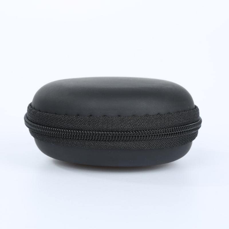 AKOAK 6 Pcs Portable Round Earphone Storage Box USB Data Cable Hard Disk Zipper Bag Storage Bag