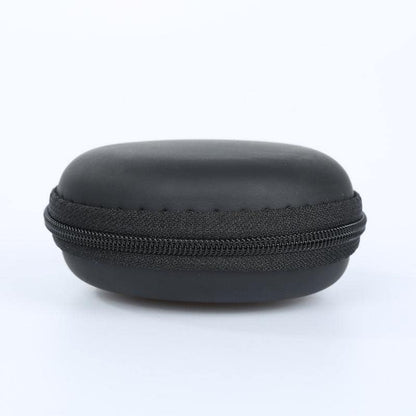 AKOAK 6 Pcs Portable Round Earphone Storage Box USB Data Cable Hard Disk Zipper Bag Storage Bag