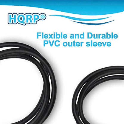 HQRP 2-Pack 3-Pin XLR Female to 3-Pin XLR Male Adjustable-Angle Low-Profile Cables Compatible with Sound Devices 302, 552, 633, 688, 788T Mixer/Recorder, Premium Gold-Plated Male Connector