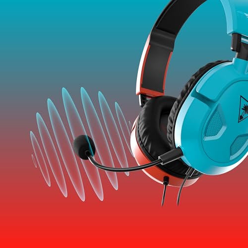 Turtle Beach Recon 50 Gaming Headset - Xbox Series X, Xbox Series S, Xbox One, PS5, PS4, PlayStation, Mobile & PC with 3.5mm - Removable Mic, 40mm Speaker, Red And Blue - color: Red / Blue