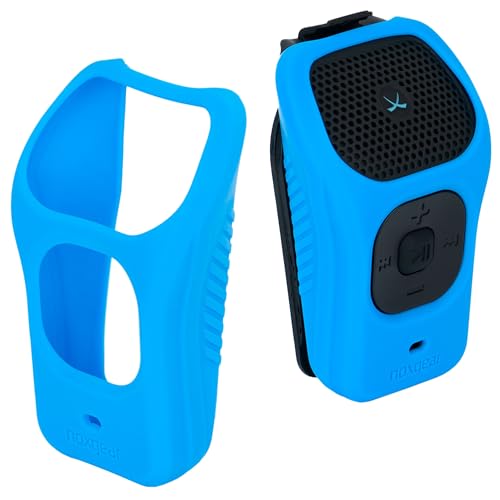 noxgear 39g Wearable Bluetooth Speaker Silicone Skin, Bright Blue | Ultra-Thin, Multiple Colors, Scuff Protection, Soft Touch - color: Noxgear Blue