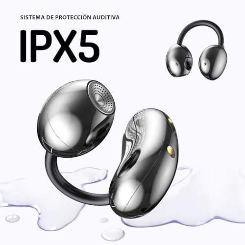 Open-Ear Clip-On Earbuds Bluetooth 6.0 Wireless Headphones Open Ear Buds
