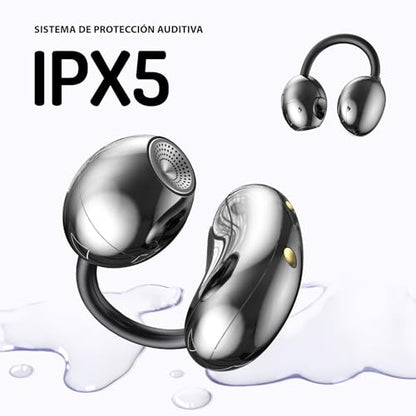 Open-Ear Clip-On Earbuds Bluetooth 6.0 Wireless Headphones Open Ear Buds