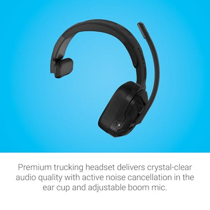 Garmin dēzl™ Headset 110, Premium Trucking Headset | Single-Ear Wireless Trucking Headset, Active Noise Cancellation, Memory Foam Ear Pad, Built-In Flashlight - style: Single-Ear