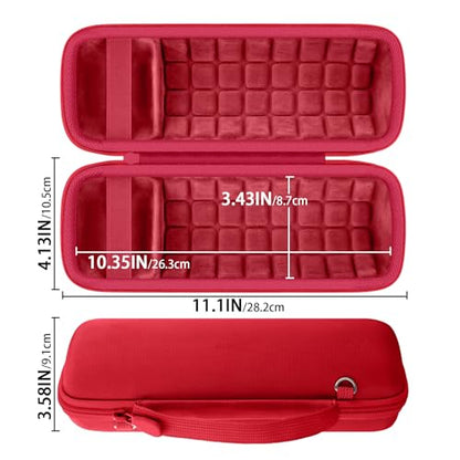 Hard Case for JBL Flip 7 Portable Wireless Bluetooth Speaker - color: Red Case