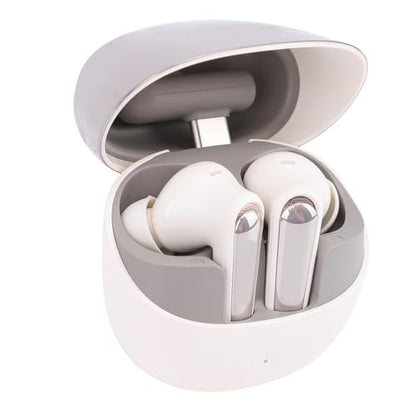 Wireless Gaming Earbuds, Low Latency 2.4GHz Bluetooth 5.4 Dual Mode with ENC Microphone and USB C Dongle, for PC VR Gaming Phone Tablet Laptop (White) - color: White