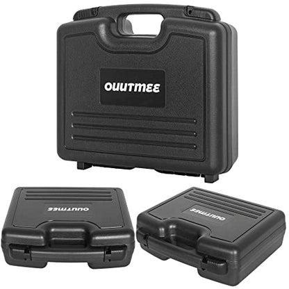 Portable Hard Case 12.2" x 9.85" x 3.77" with Customizable Diced Foam | Protects for Equipments, Electronics, Tools, Microphones, Recorder and More - size: 12"