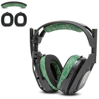 WC Mod Kit A50 - Earpads & Headband for Astro A50 Gen 4/5 / A50x | Made by Wicked Cushions | Cooling Gel Earpads and Matching Headband that offer Enhanced Comfort & Durability | Emerald Tide - color: Emerald Tide