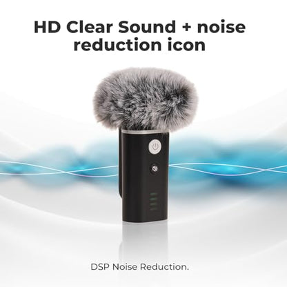 WinBridge Wireless Voice Amplifier with Bluetooth Lapel Mic for Teachers | Speaker with Clear Voice & Windproof Foam, 12–15H Battery, Lightweight Clip-on, Compact Design,Independent Mute Control WB006