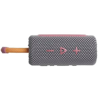 JBL Go 3 - Portable Mini Bluetooth Speaker, big audio and punchy bass, IP67 waterproof and dustproof, 5 hours of playtime, speaker for home, outdoor and travel (Grey) - color: Grey, style: GO3