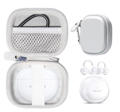 Case for King Lucky i121 Clip on Earbuds Open Ear 5.4 Headphones (White) - color: White
