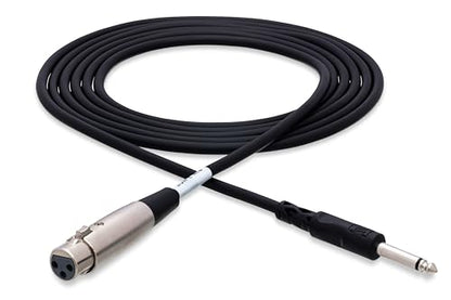 Hosa PXF-120 XLR Female to 1/4 inch TS Male Unbalanced Interconnect Cable - 20 Foot - size: 20 Feet