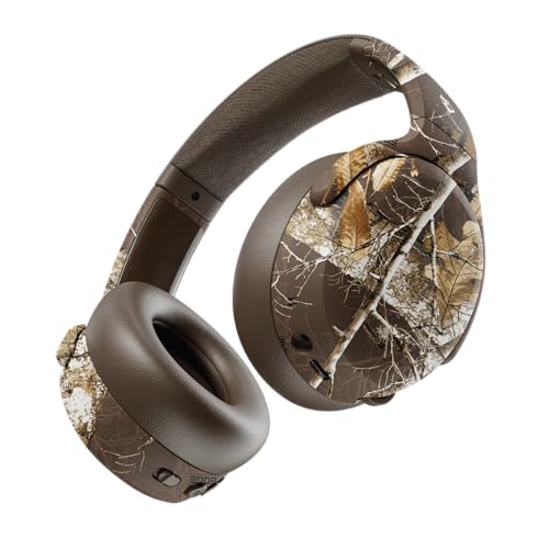 Skullcandy Crusher ANC 2 Headphones - Realtree Edge Colors Espresso | Multi-Sensory Crusher Bass, Over-Ear Fit, Noise Cancelling, 60 Hours Battery, Working Out, Gym, Travel, Study, Music, Gaming - color: Realtree EDGE Espresso