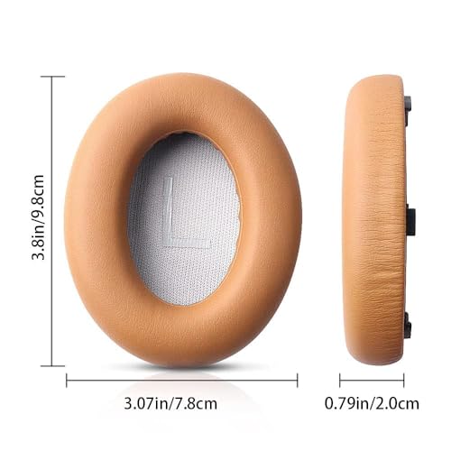 NC 700 Ear Pads for Bose 700 Headphones, BUTIAO Protein Leather Memory Foam Earpads Replacement Ear Cushion Pad for Bose 700 NC700 Noise Cancelling 700 Headphones (Khaki)