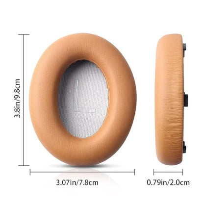 NC 700 Ear Pads for Bose 700 Headphones, BUTIAO Protein Leather Memory Foam Earpads Replacement Ear Cushion Pad for Bose 700 NC700 Noise Cancelling 700 Headphones (Khaki)