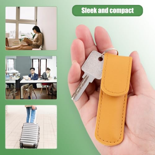Runsgo Ear Cleaner,The Most Professional Ear Cleaning Master in 2024,Ear Cleaning Kit,Ear Cleaner Earwax Removal Tools with Pu Leather Case (Yellow) - color: Yellow