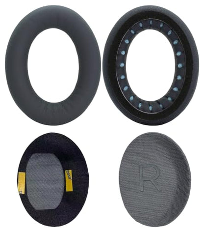 QC45 Replacement Ear Pads are Compatible with Bose QuietComfort 45 (QC45)/QuietComfort SE (QC SE) Headphones. Akkiv Replacement Ear Pads are Made of Protein Leather and Memory Foam (Titanium Gray) - color: titanium gray