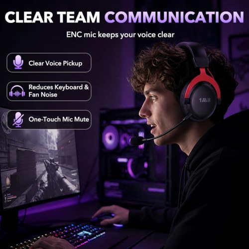 1Mii Aurisonic GX Wireless Gaming Headset for PC/PS5/PS4 with Charging Base