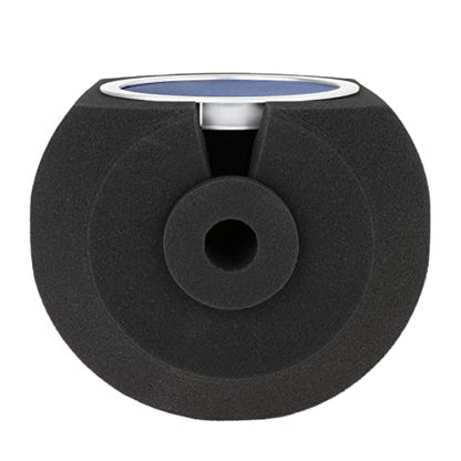 YIJU Mic Sponge Portable Vocal Booth Acoustic Wind Screen Suitable for Studio Podcasting, blue