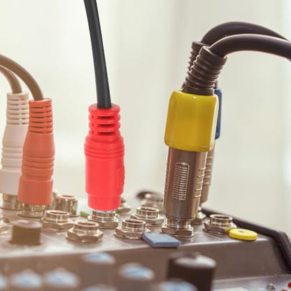 Hemobllo 5mm Right Angle Audio Jack to 5-pin Din Midi Cable Adapter 0.5m Stereo Audio Cord and Midi Keyboard Connection