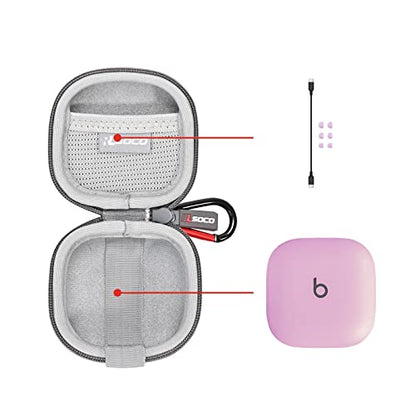 RLSOCO Carrying Case for Beats Fit Pro/Fit Pro x Kim Kardashian True Wireless Noise Cancelling Earbuds - Purple (Case Only) - color: Purple
