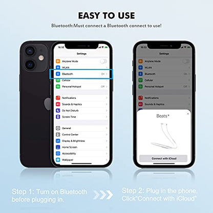 iPhone Wired Earbuds 2 Pack with Microphone and Volume Control, in-Ear | Two pairs of wired earphones for iPhone with a built-in mic and volume control and a secure in-ear fit for calls and music.