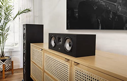 Polk Audio Monitor XT30 Compact Center Channel Speaker (Midnight Black) - style: Compact Center Channel Speaker (XT30)