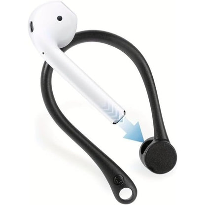 Silicone Ear Hooks, Anti-Lost Ear Tip Covers Compatible with Wireless Earbuds, Sports Accessories