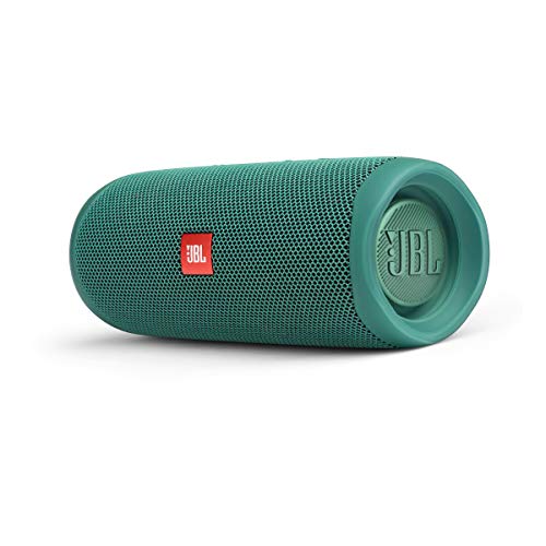 JBL FLIP 5 - Waterproof Portable Bluetooth Speaker Made From 100% Recycled Plastic - Green | Made from 90 recycled plastic, Sounds better than ever, Bring the party anywhere, Make a splash with IPX7 waterproof design - color: Eco Green