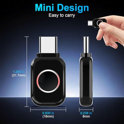 ZIOCOM USB-C Bluetooth Adapter for PS5, Bluetooth 5.3 Dongle with APTX LL