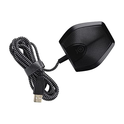 ciciglow USB Conference Microphone,USB Mic with Mute Function,Touch DualCapacitor Recording Receiver,Plug & Play,Multiple Pickup Patterns for Video Teaching Conference Room Game Webcast