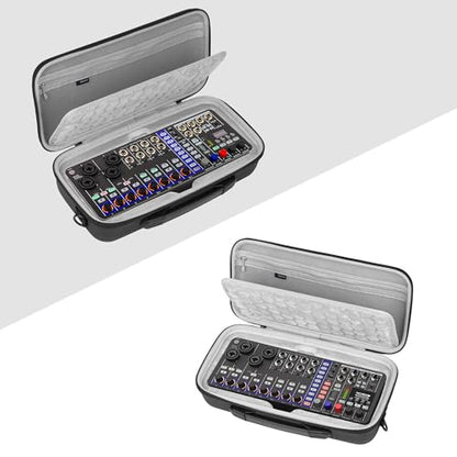 GEEKRIA Hard Shell Travel Case Compatible with Zoom LiveTrak L6max / L6max Digital Mixer, Audio Mixer Carrying Bag (Dark Gray) - style: For L6max