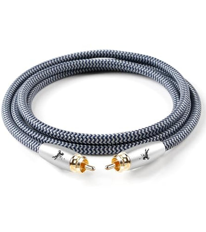 Premium Digital Coaxial Audio Cable | S/PDIF, 1m/3.2ft, 24K Gold-Plated, Compatible with Soundbar/TV/AVR/PS5/Xbox - color: Coaxial Cable, size: 3.2FT/1m
