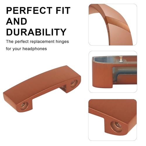 Adhiper Studio Pro Hinge Replacement for Beats Studio Pro Headphone | Studio Pro Metal Repair Parts,Durable Repair Kit Replacement Headband Metal Folding Hinge Clip Cover Pin Repair Part Set-Dune - color: Dune
