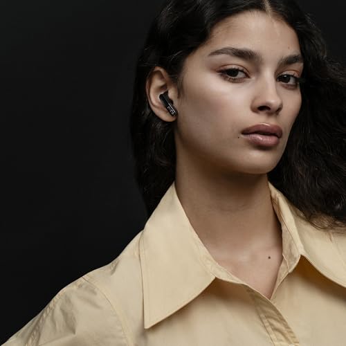 Sudio N3 True Wireless Bluetooth On-Ear Earbuds – High-Definition Sound, 30-Hour Playtime, Clear Calls, Sweat & Splash Resistant, Eco-Friendly Recycled Plastics (Black) - color: Black