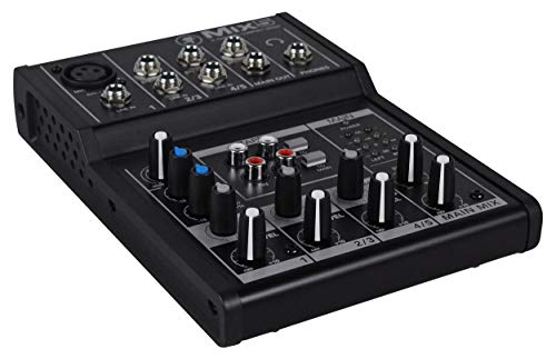 Mackie Mix5 5-Channel Compact Mixer, Black - size: Mix5