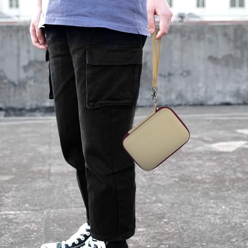 PAIYULE Travel Carrying Case for R36S RG353V RG353VS Handheld Game Console - color: Beige, style: For R36s