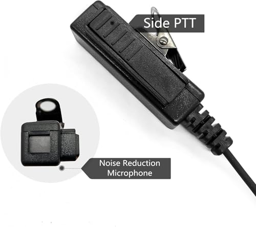 WODASEN 2.5mm Walkie Talkie Earpiece Headset with Mic for HYT TC-320 Talkabout T200 T200TP T260 T400 T460 T800 MH230R MR350R MT350R MR350R MS350R Garmin rino Radio (05)