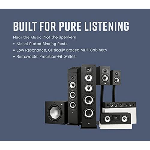 Polk Audio Monitor XT70 Large Home Tower Speaker (Single, Midnight Black) - style: Large Tower Speaker (XT70)