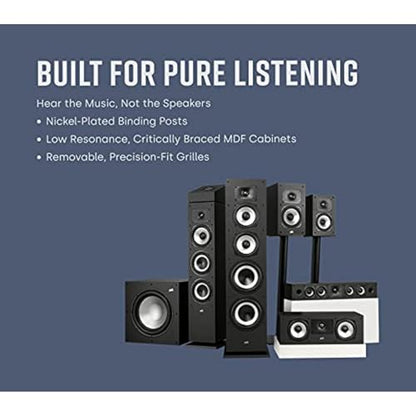 Polk Audio Monitor XT70 Large Home Tower Speaker (Single, Midnight Black) - style: Large Tower Speaker (XT70)