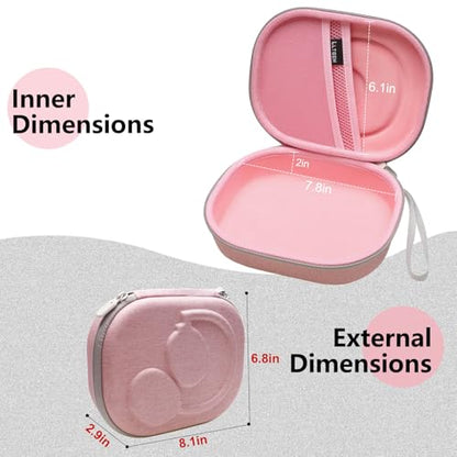 Case for JBL Tune 770NC/510BT/720BT/520BT/670NC/520C Headphones Pink | Hard Carrying Travel Case for JBL Live 770NC/670NC/680NC/780NC Headphones - color: Pink