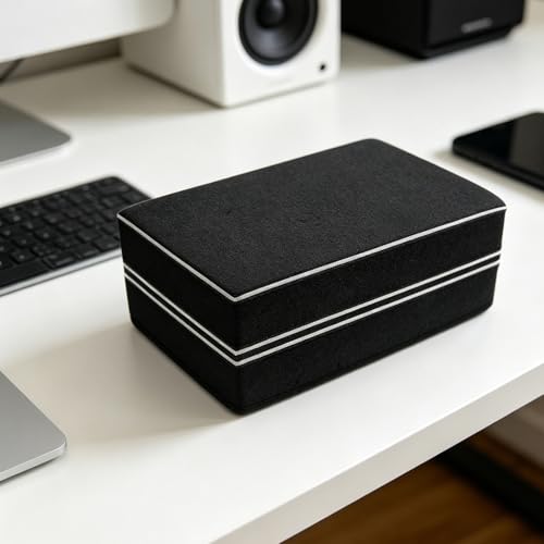 Sound Dampening Speaker Riser Foam - 4" Thick Audio Acoustic Noise Isolation Platform Pads Recoil Stabilizer For Studio Monitor, Subwoofer, Loud Speakers - size: 30.00X20.00X10.00CM