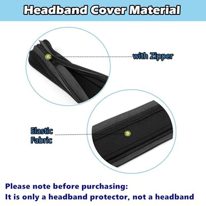 Cooling Gel Earpads Headband Cover Replacement Compatible with Sennheiser HD280/HD280-13/HD280-Pro/HD281/HMD280/HMD280 Pro/HMD280-13/HMD281/HMD281 Pro Headset Ear Pads Head Band Cover Cushions